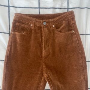 BROWN FLARE PANTS
